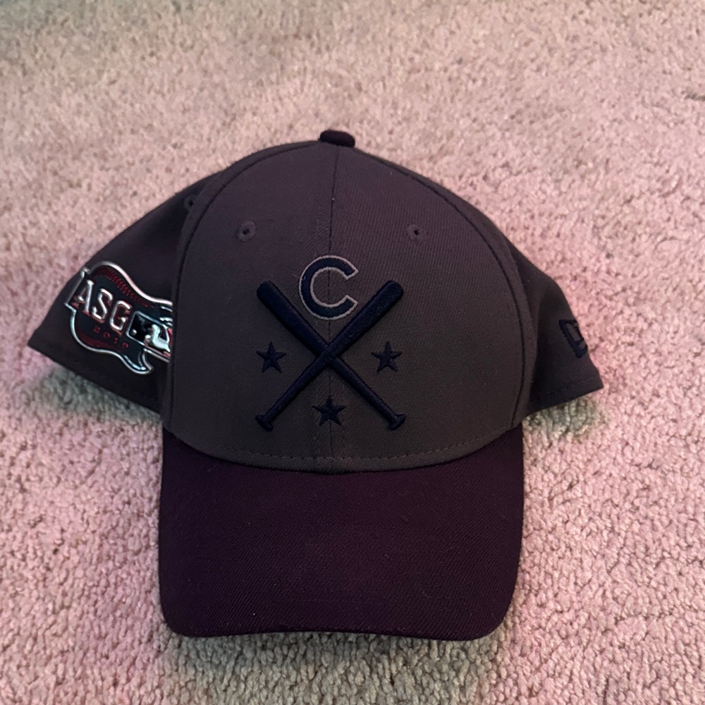 Men's Chicago Cubs New Era Graphite/Navy 2019 MLB All-Star fitted hat-L